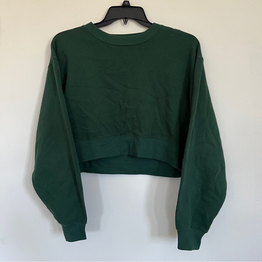 Cotton On Forest Dark Green Cropped Sweater